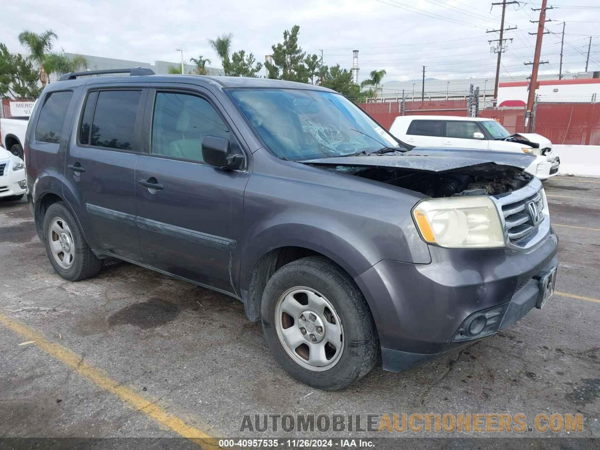 5FNYF4H20EB052686 HONDA PILOT 2014