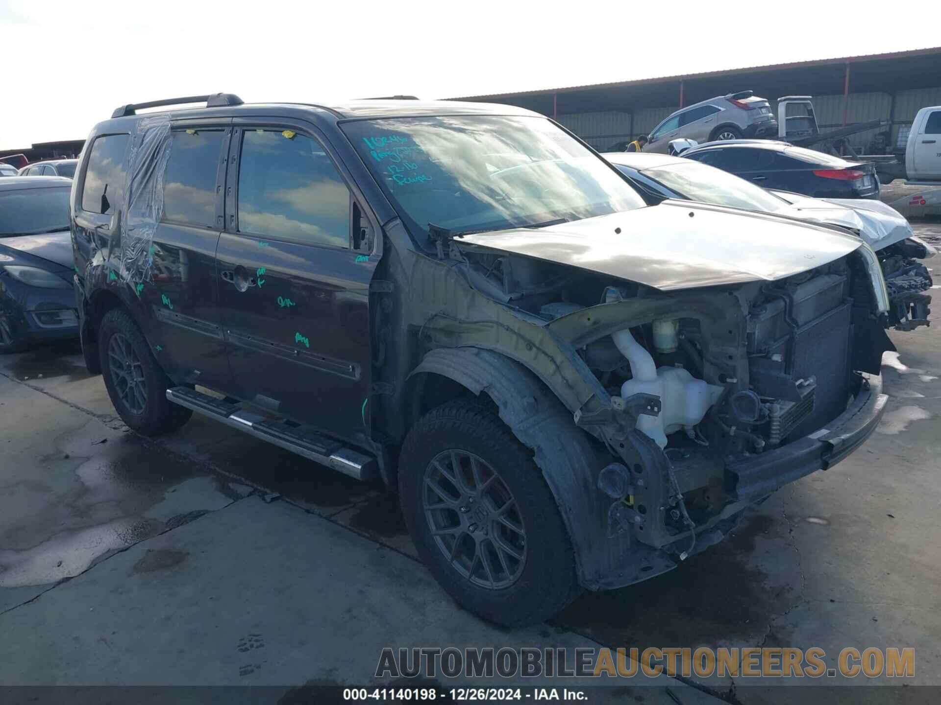 5FNYF4H21CB007530 HONDA PILOT 2012