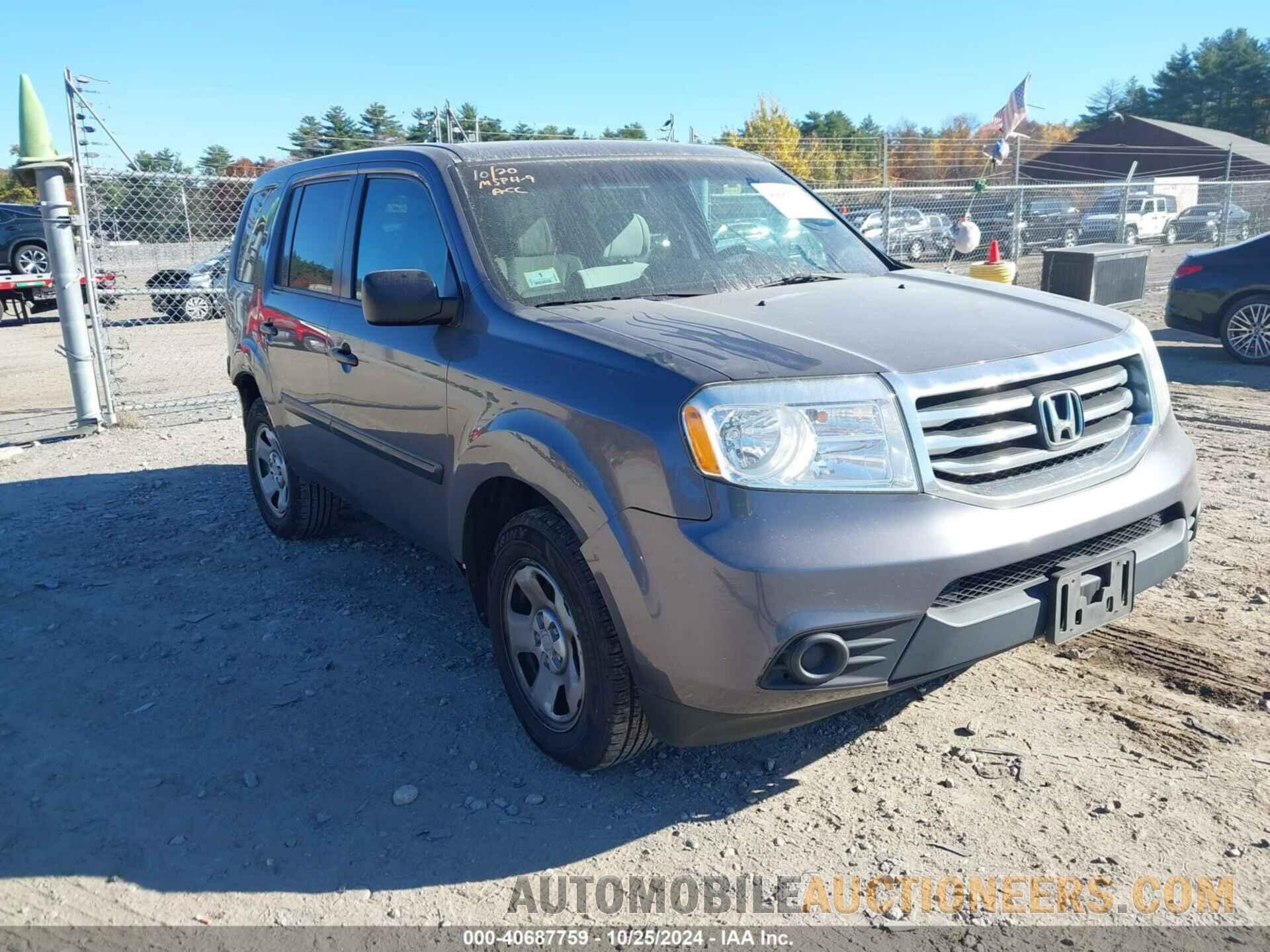 5FNYF4H25EB007128 HONDA PILOT 2014