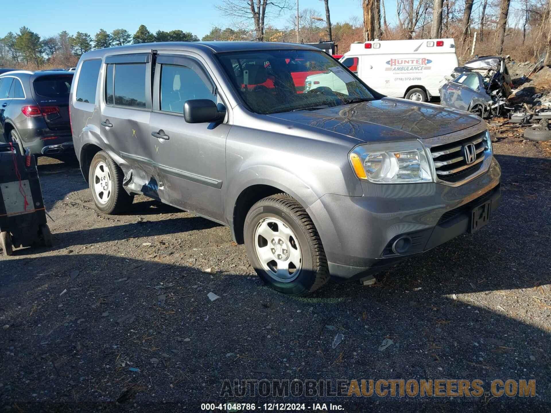 5FNYF4H25EB036726 HONDA PILOT 2014