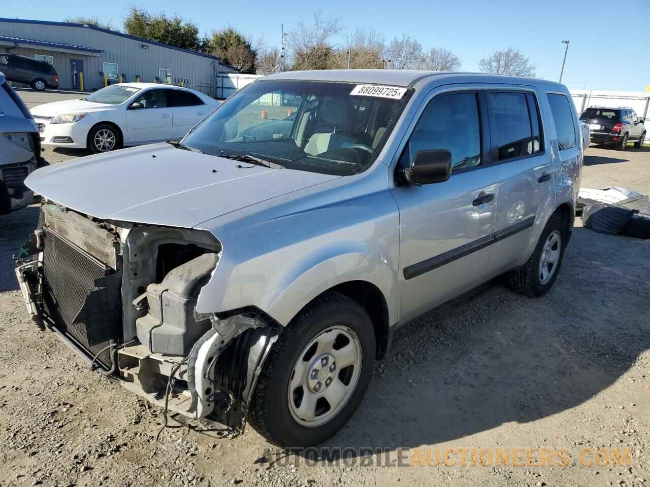 5FNYF4H26CB038742 HONDA PILOT 2012