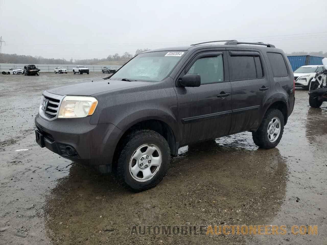 5FNYF4H27CB068428 HONDA PILOT 2012