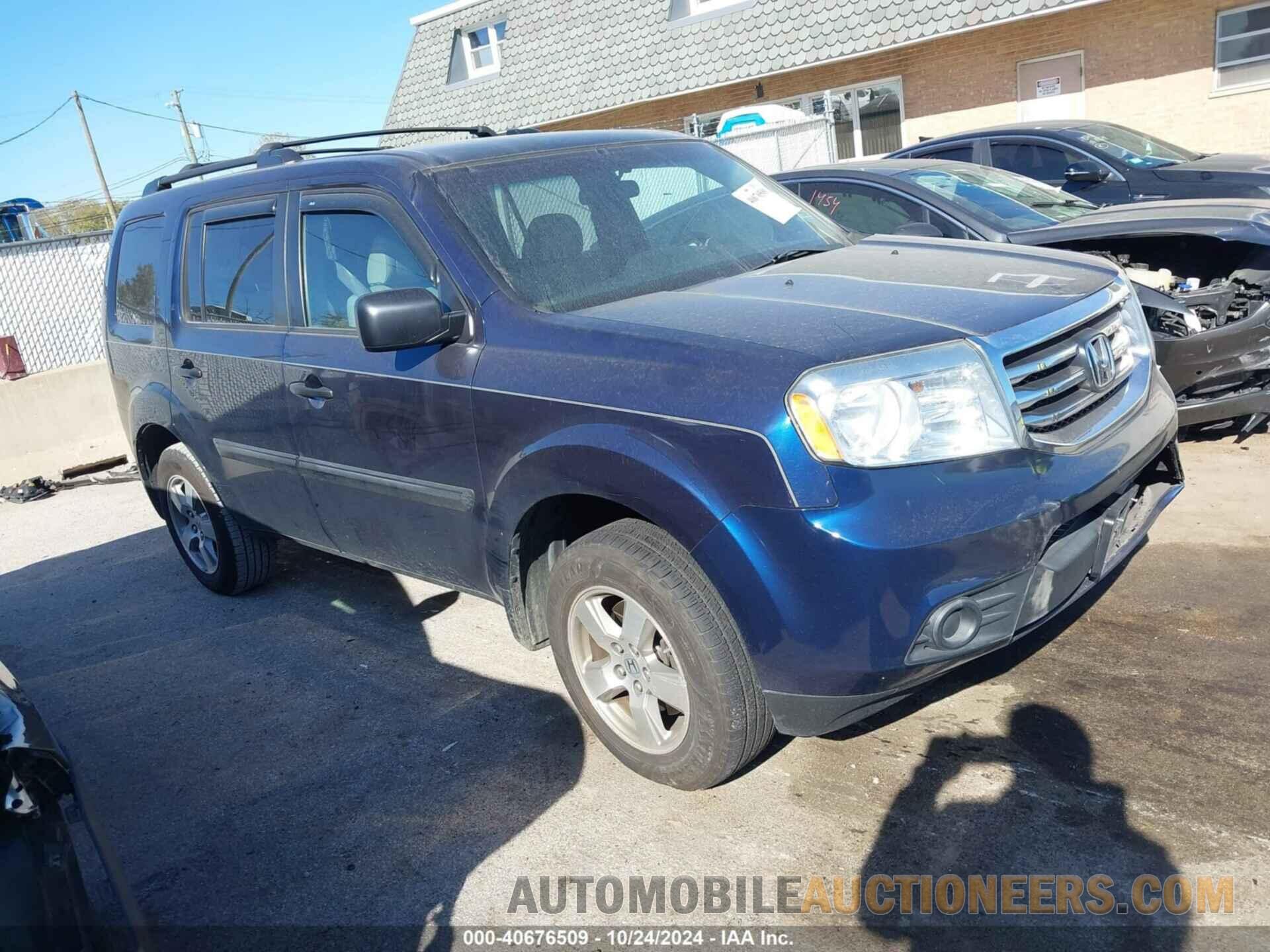 5FNYF4H27DB028125 HONDA PILOT 2013