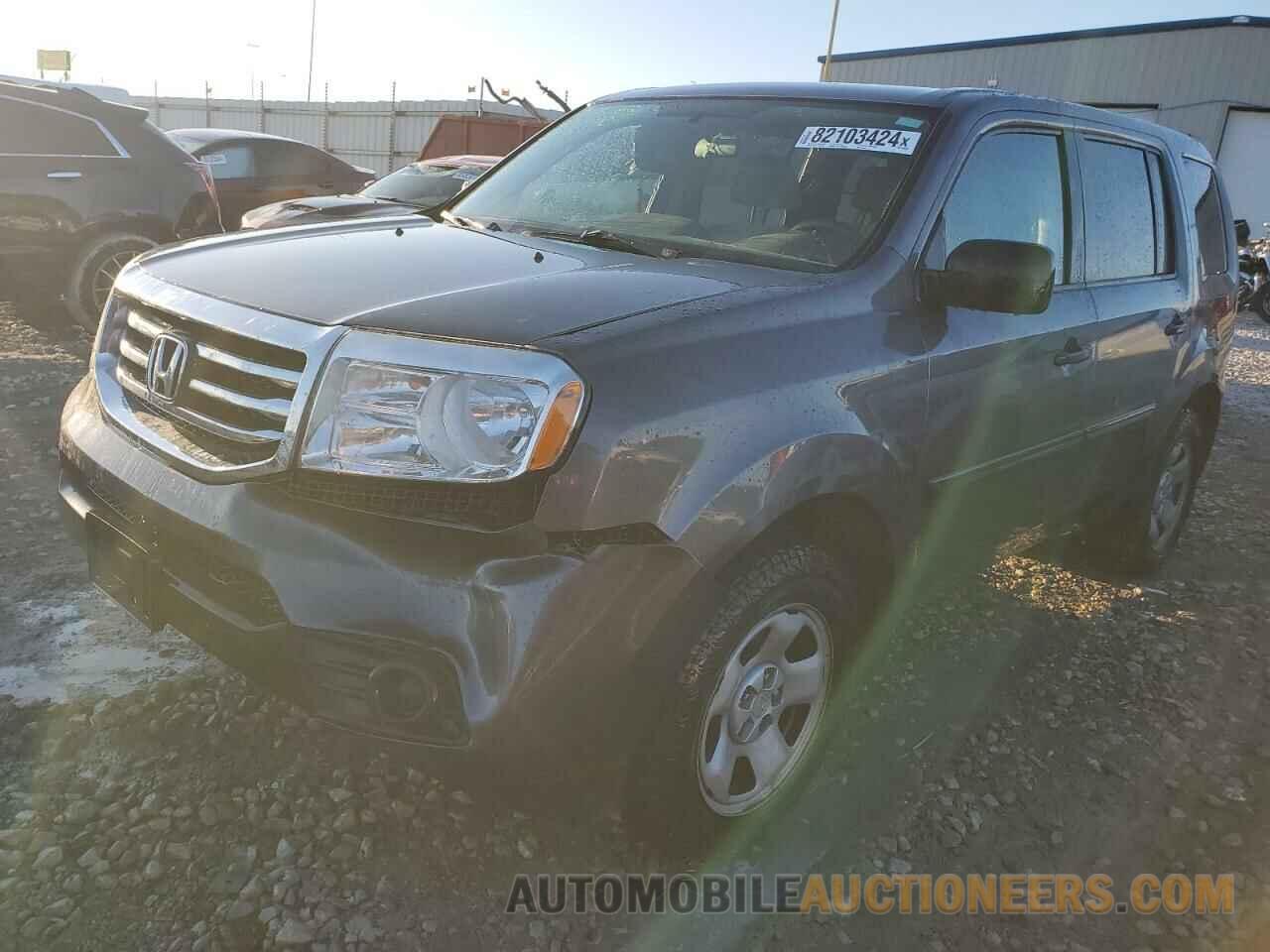 5FNYF4H29EB005222 HONDA PILOT 2014