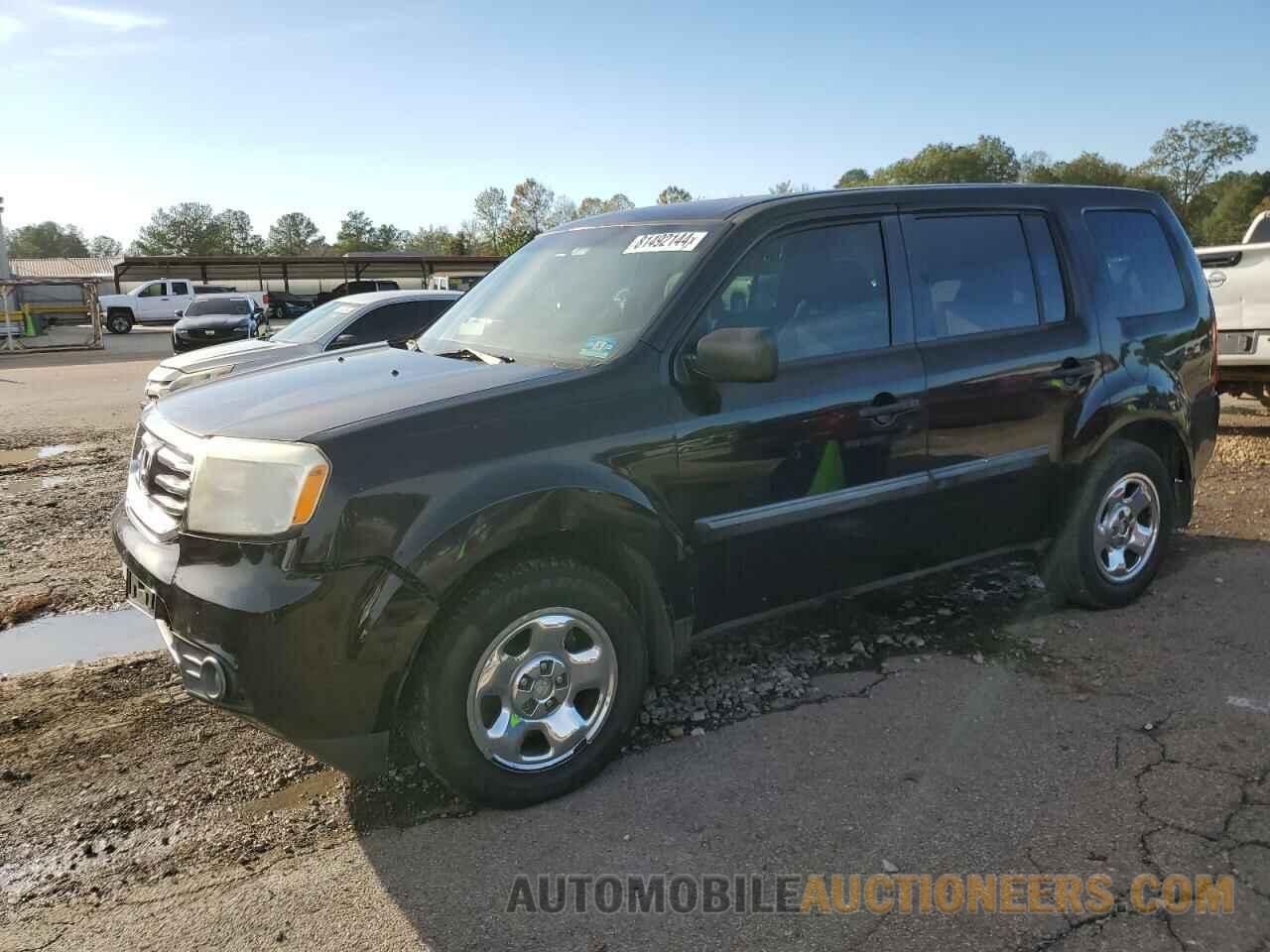 5FNYF4H2XCB003928 HONDA PILOT 2012