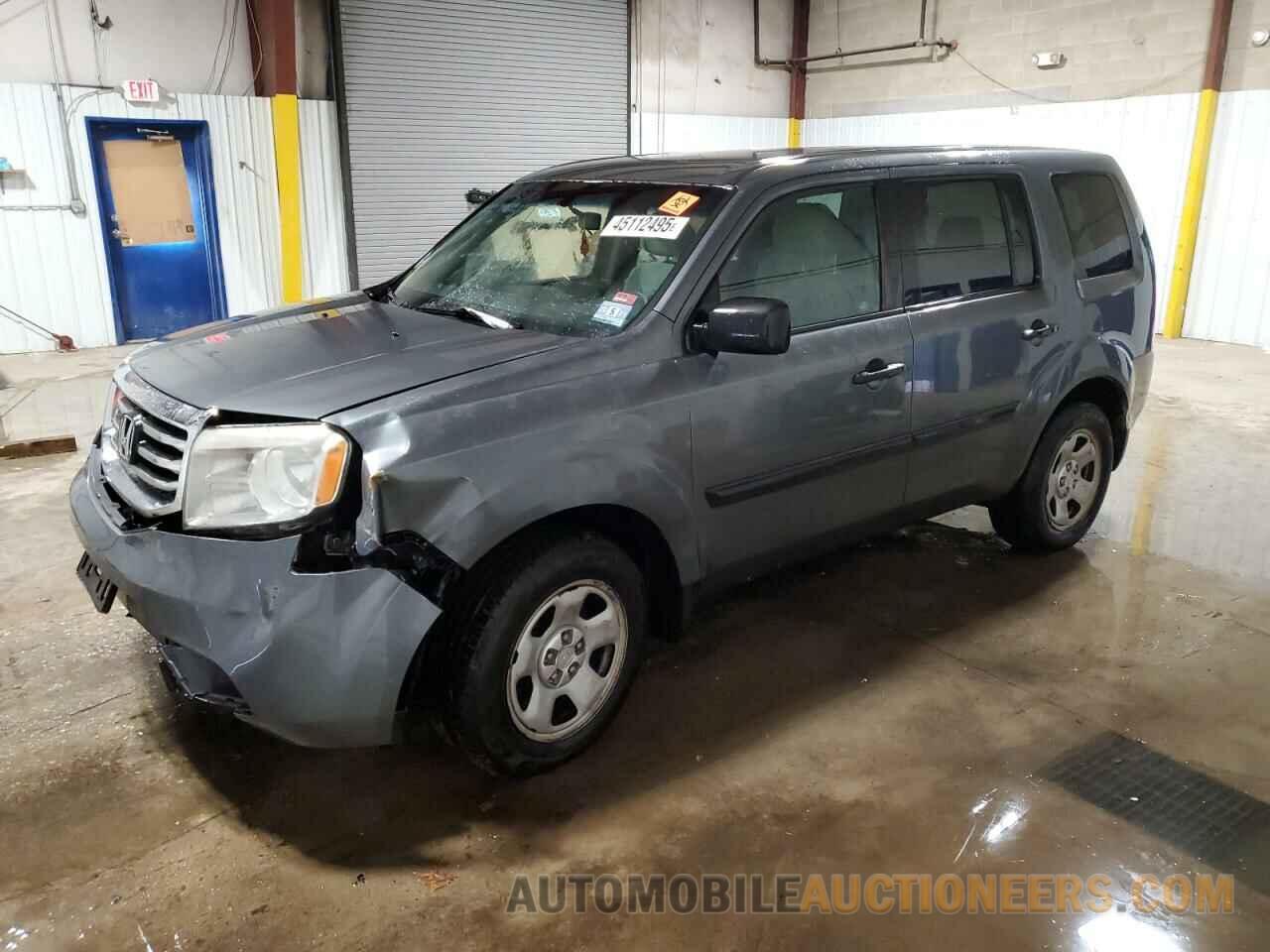 5FNYF4H2XCB056855 HONDA PILOT 2012