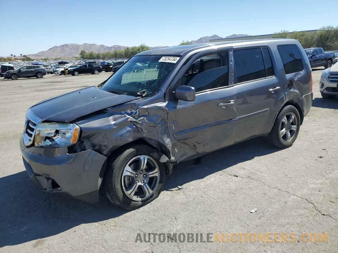 5FNYF4H30FB014370 HONDA PILOT 2015