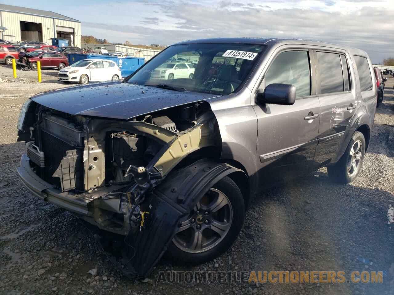 5FNYF4H34FB046450 HONDA PILOT 2015