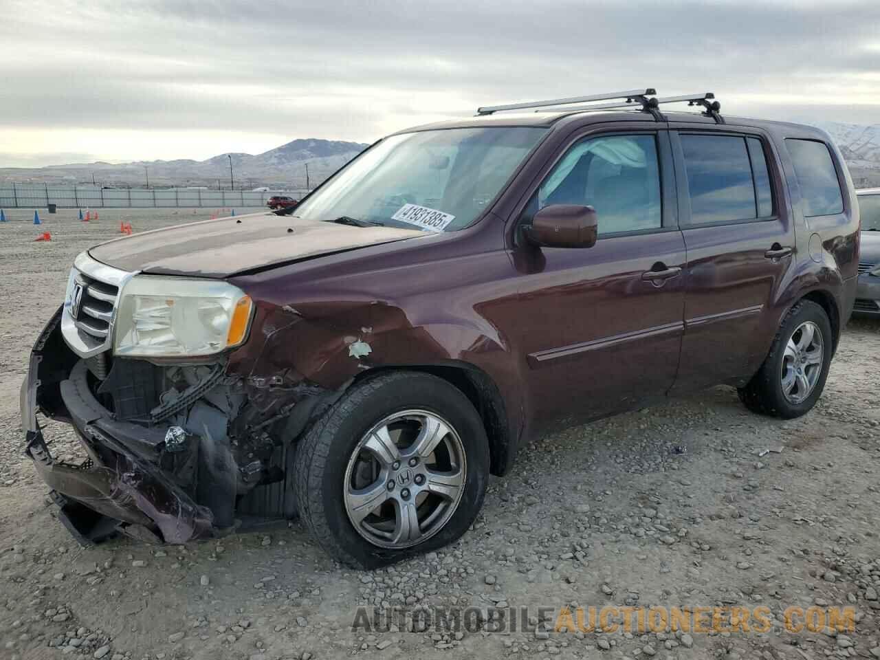 5FNYF4H40CB067493 HONDA PILOT 2012