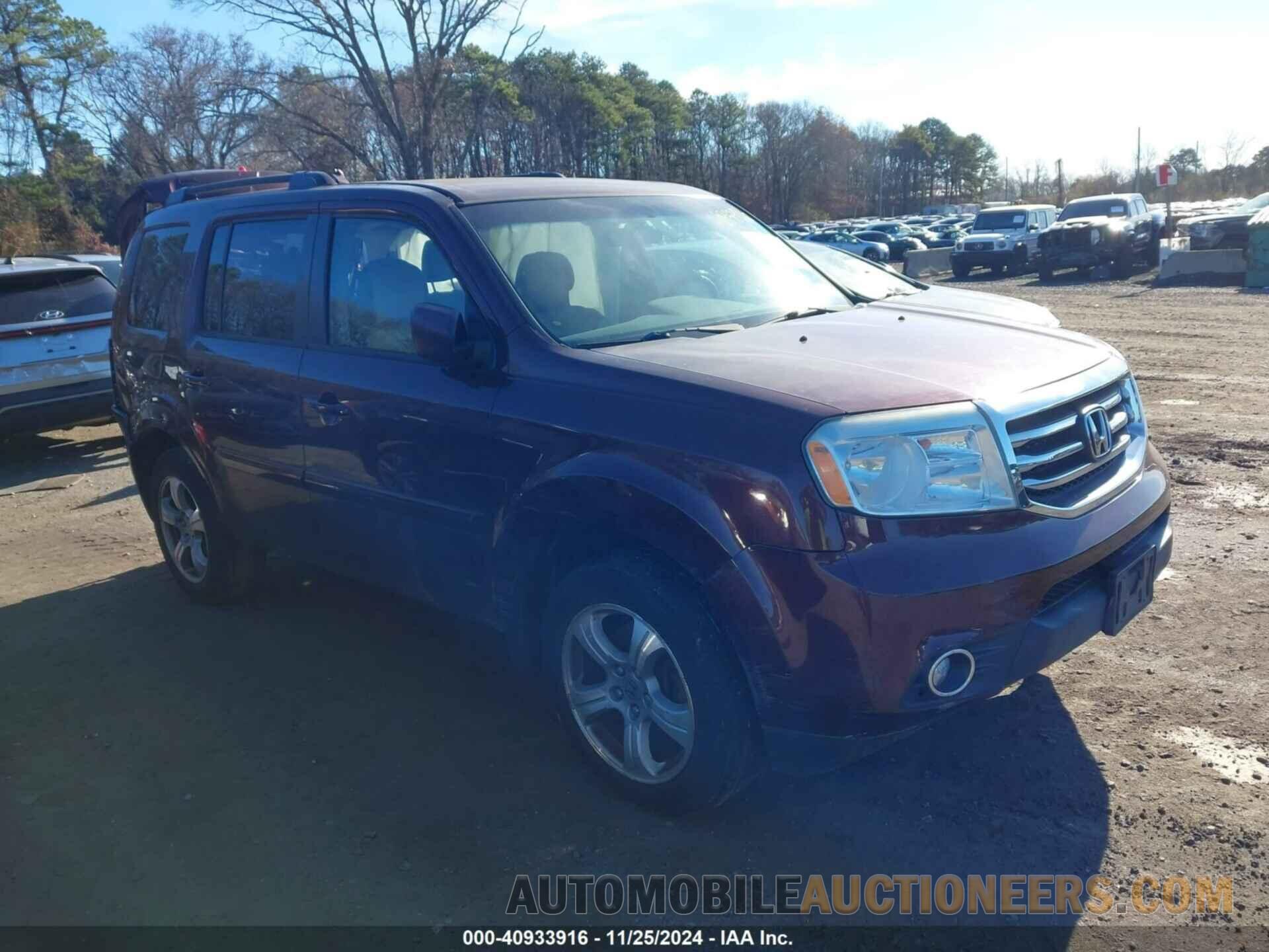 5FNYF4H41DB022483 HONDA PILOT 2013