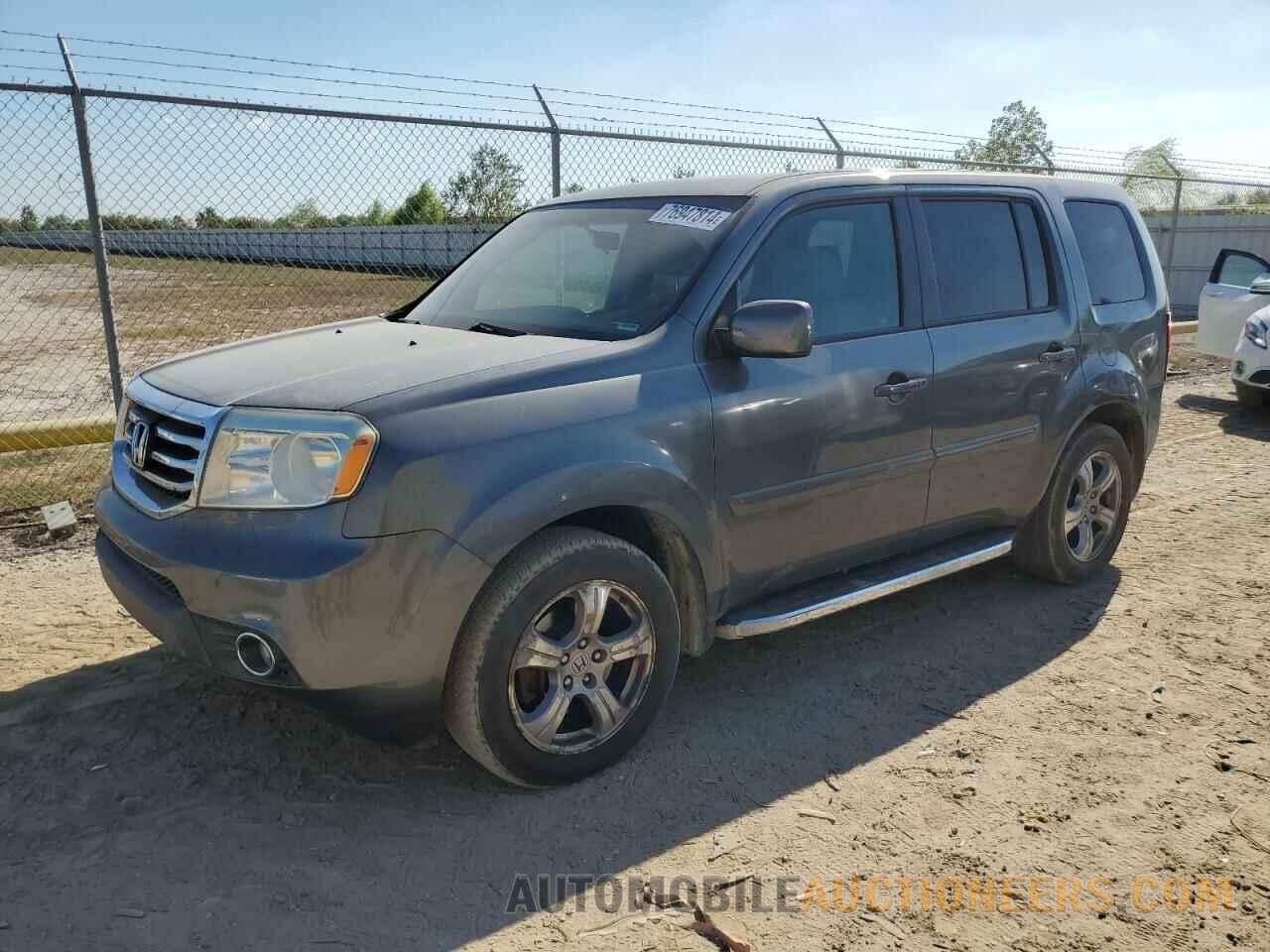 5FNYF4H42CB038237 HONDA PILOT 2012