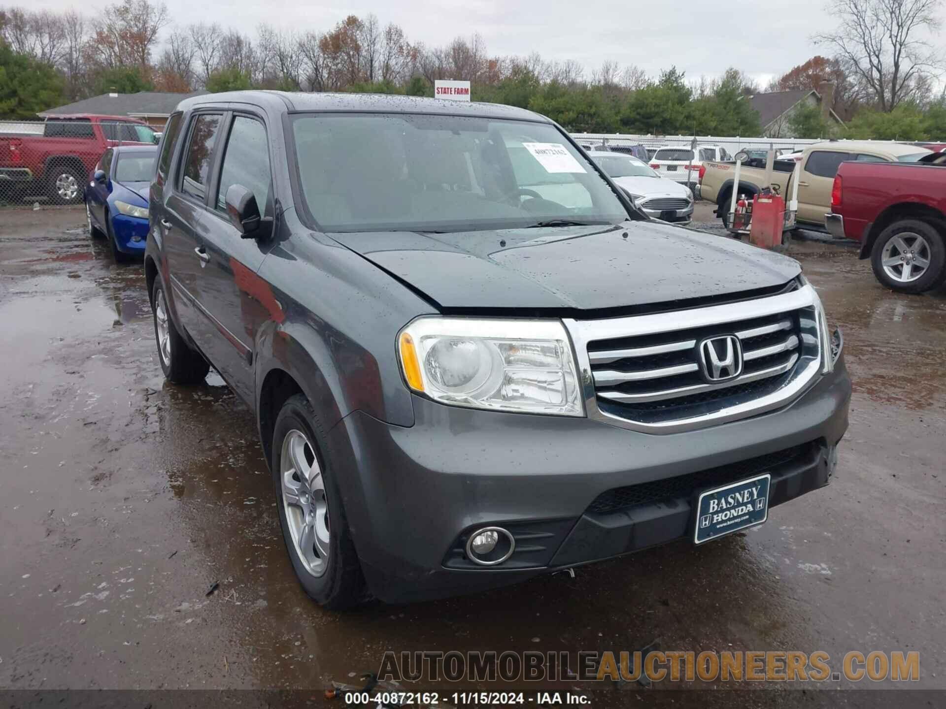 5FNYF4H44DB017181 HONDA PILOT 2013