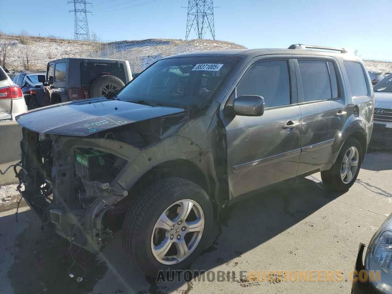 5FNYF4H46CB071984 HONDA PILOT 2012