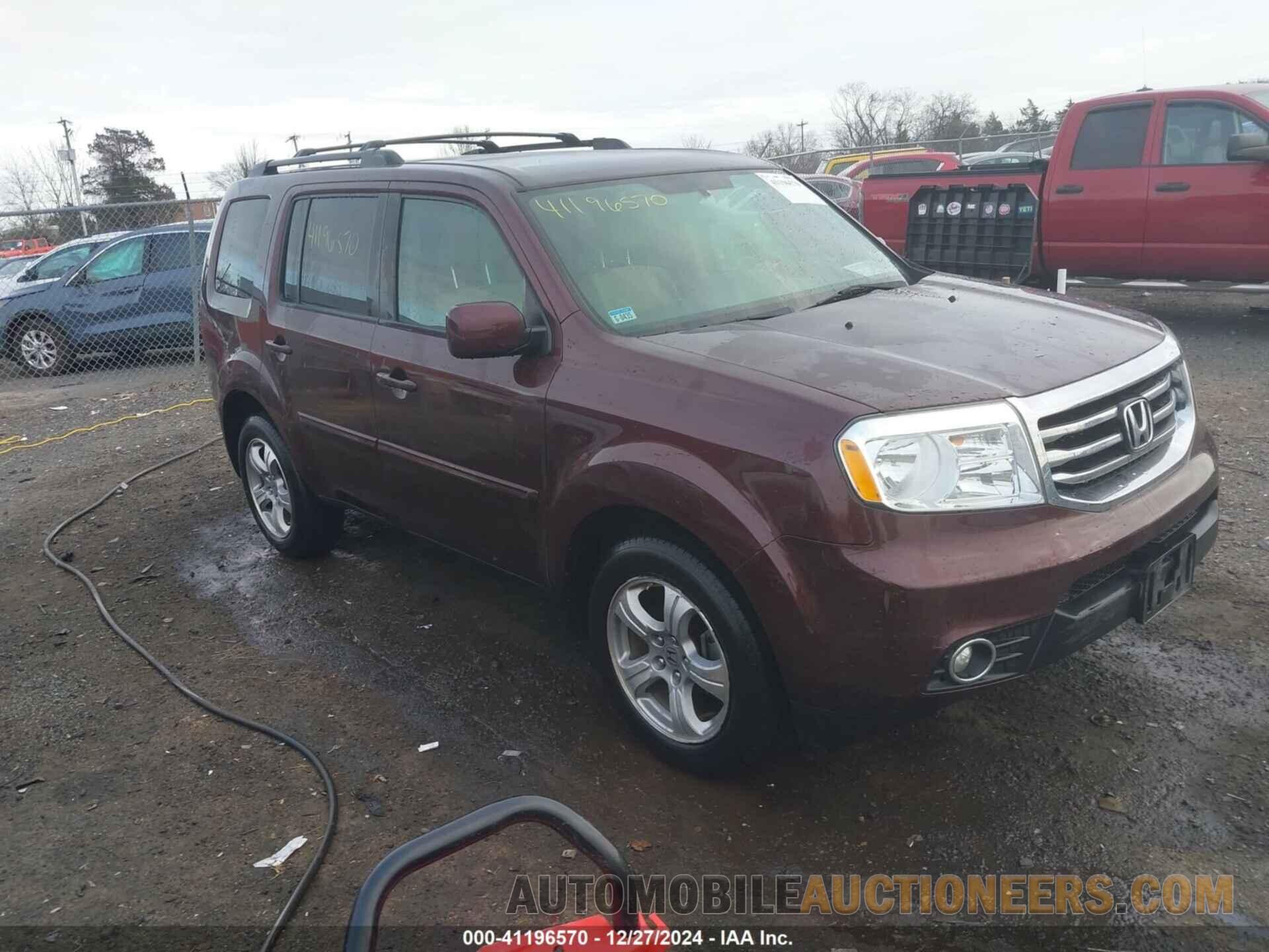 5FNYF4H47EB029567 HONDA PILOT 2014