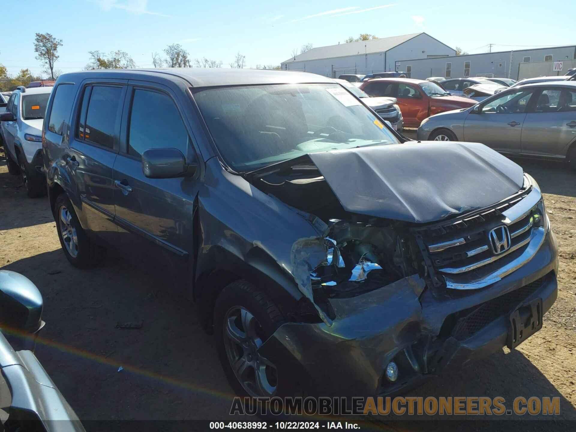 5FNYF4H4XDB003124 HONDA PILOT 2013