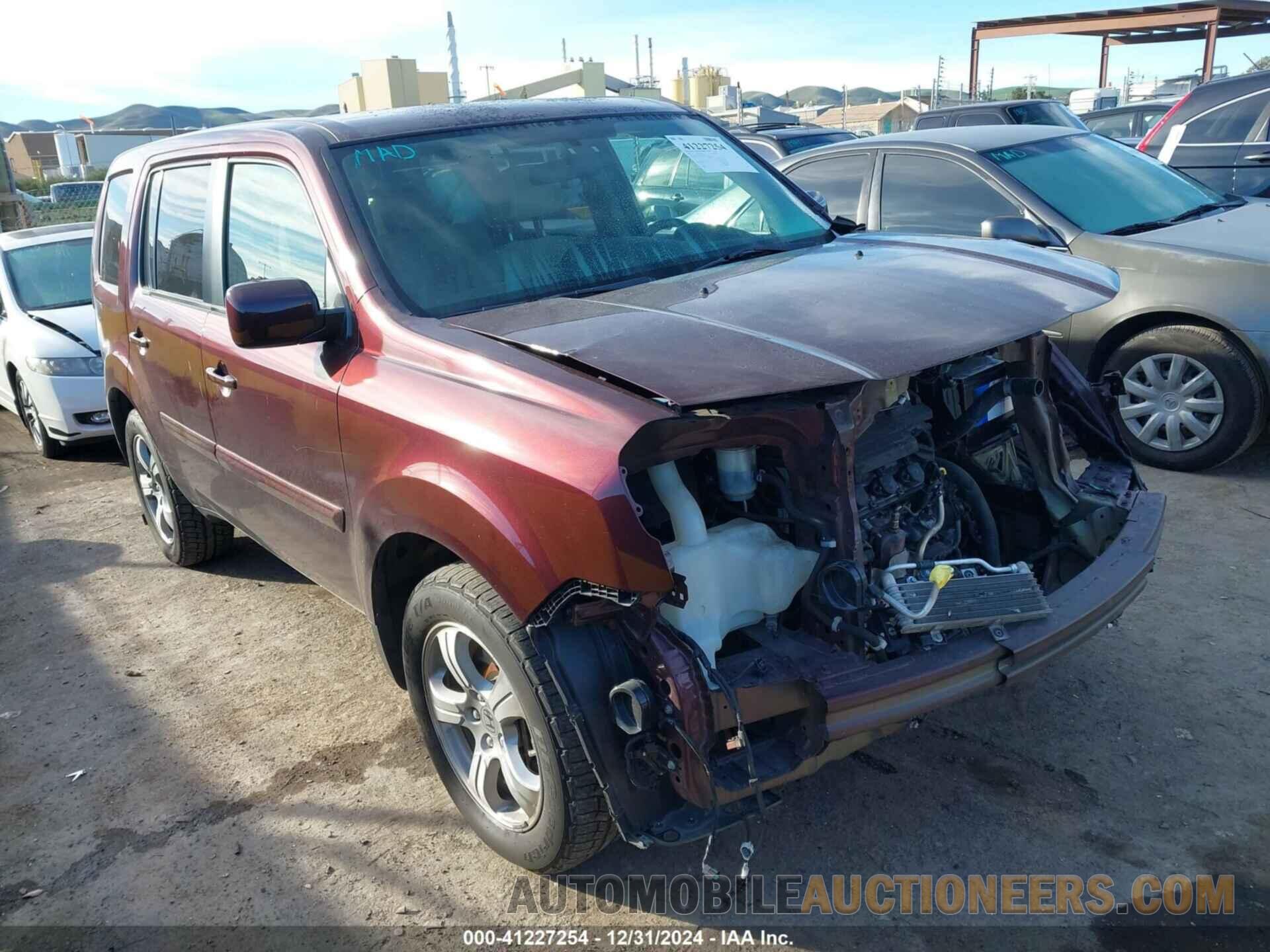 5FNYF4H4XDB083931 HONDA PILOT 2013