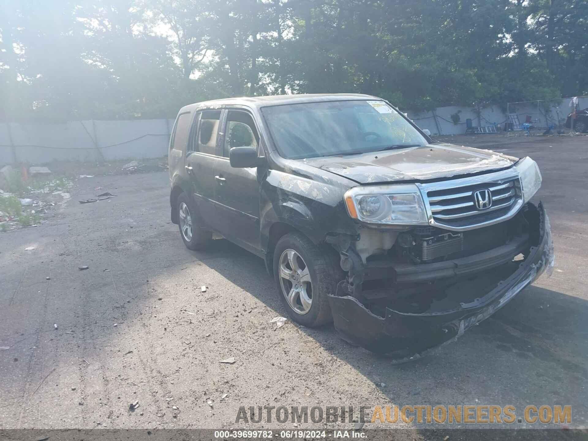 5FNYF4H4XFB069336 HONDA PILOT 2015