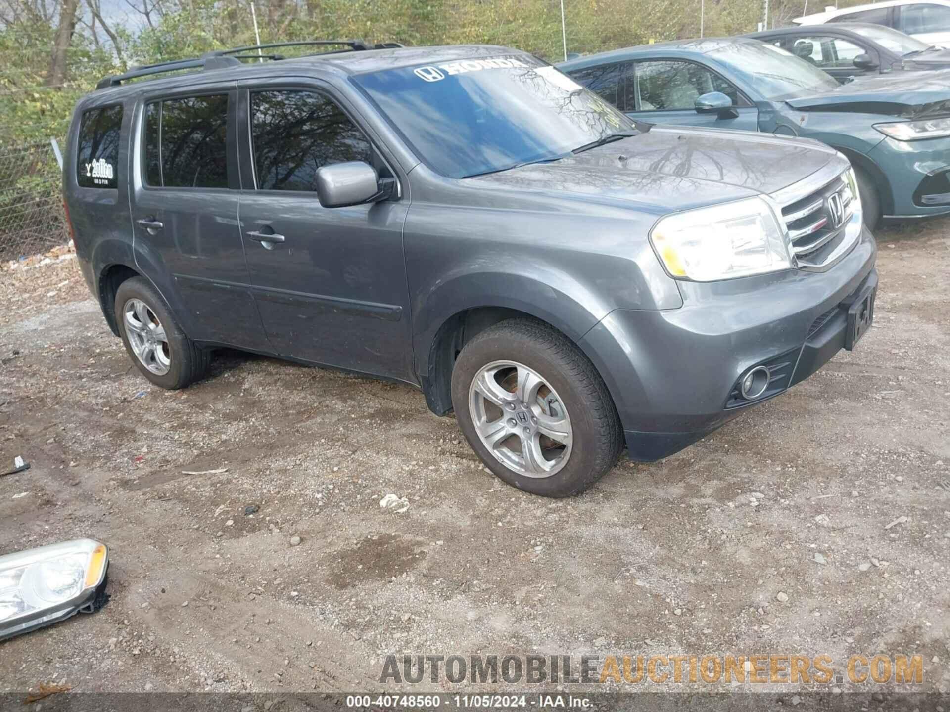 5FNYF4H50CB034275 HONDA PILOT 2012