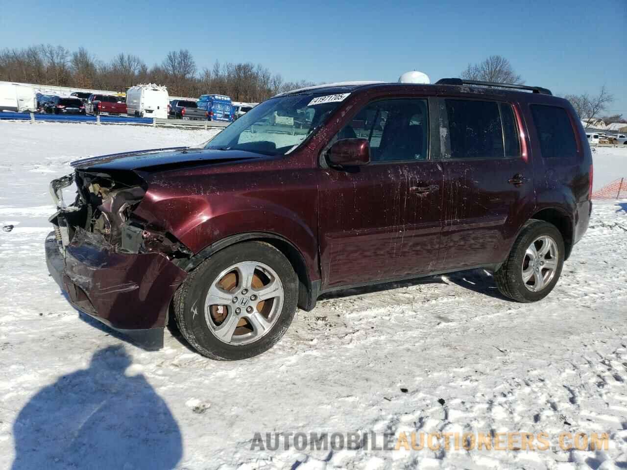 5FNYF4H50CB041744 HONDA PILOT 2012