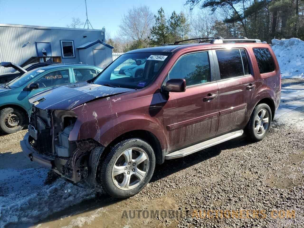 5FNYF4H50CB071164 HONDA PILOT 2012