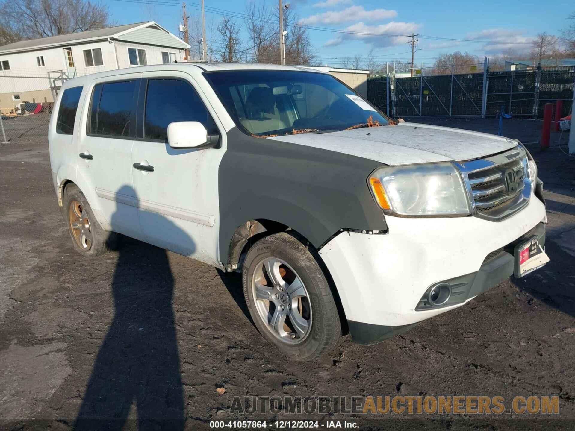 5FNYF4H50CB084075 HONDA PILOT 2012