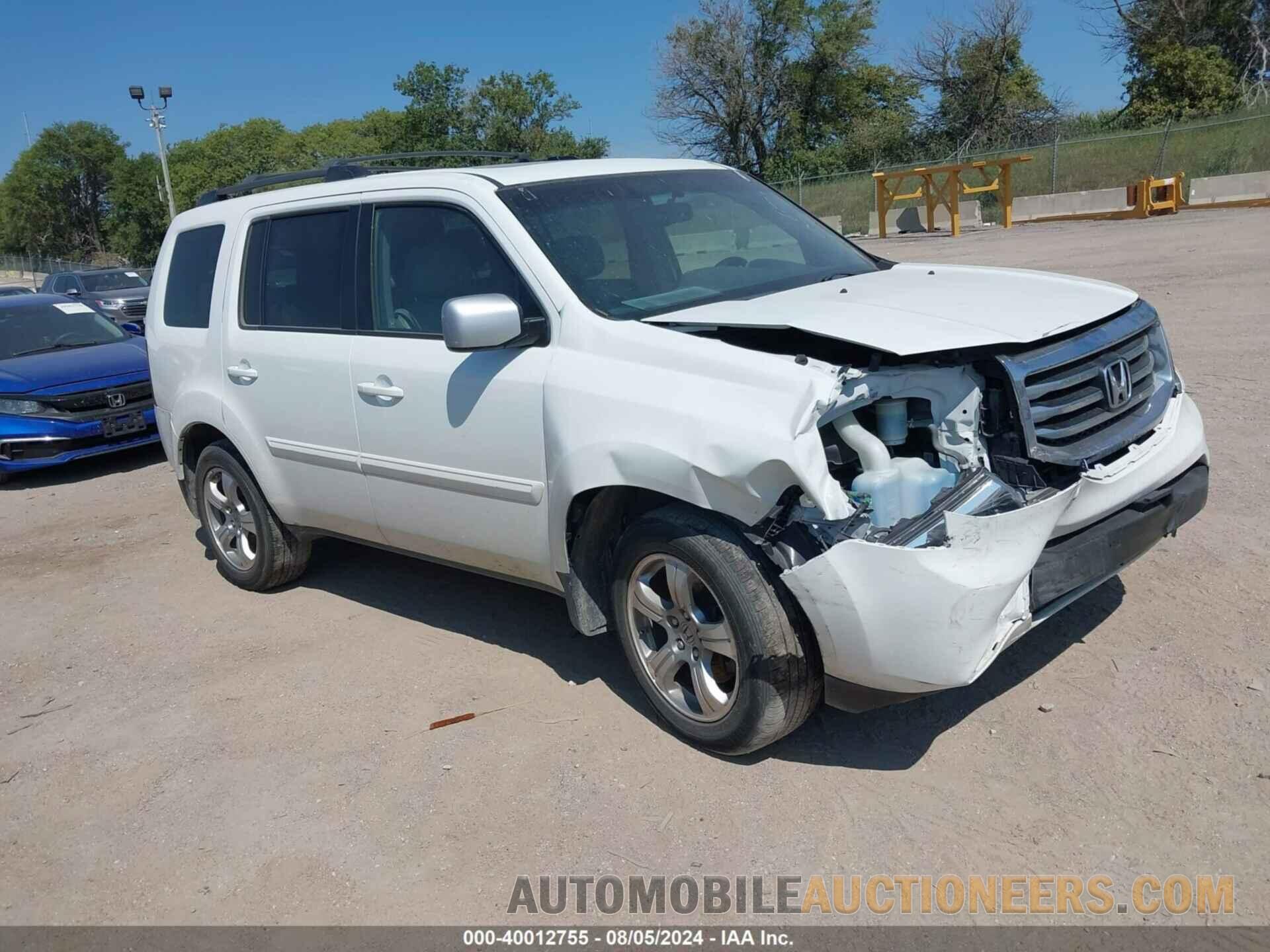 5FNYF4H51CB075420 HONDA PILOT 2012