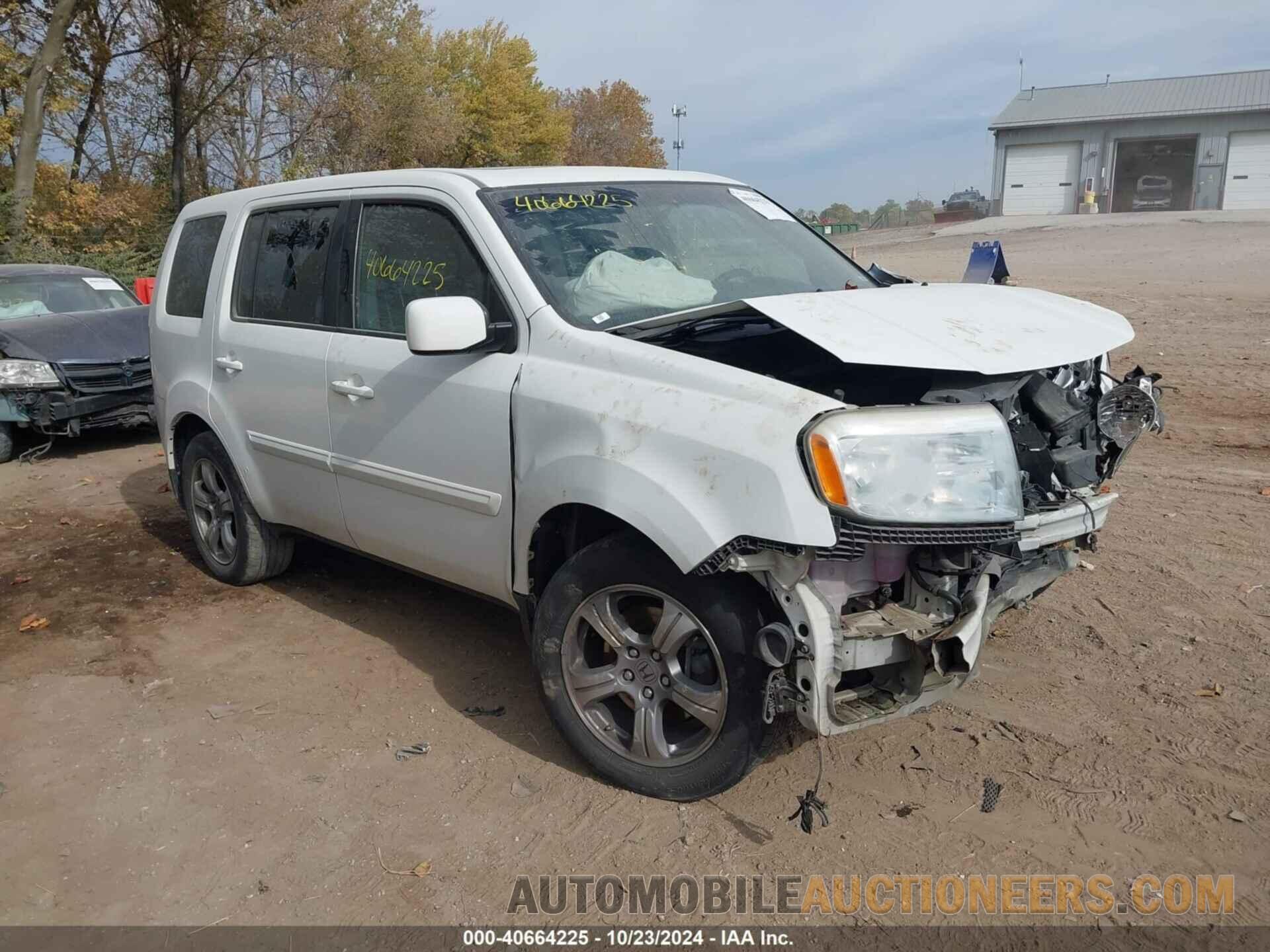 5FNYF4H51CB083923 HONDA PILOT 2012