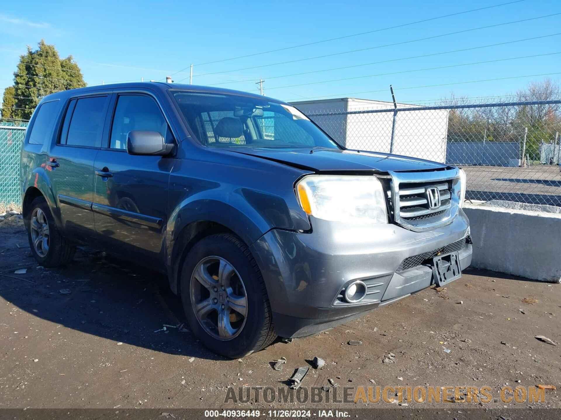 5FNYF4H51DB014487 HONDA PILOT 2013