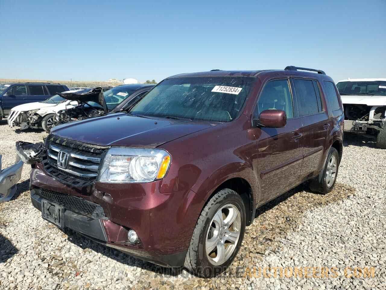 5FNYF4H51DB021729 HONDA PILOT 2013