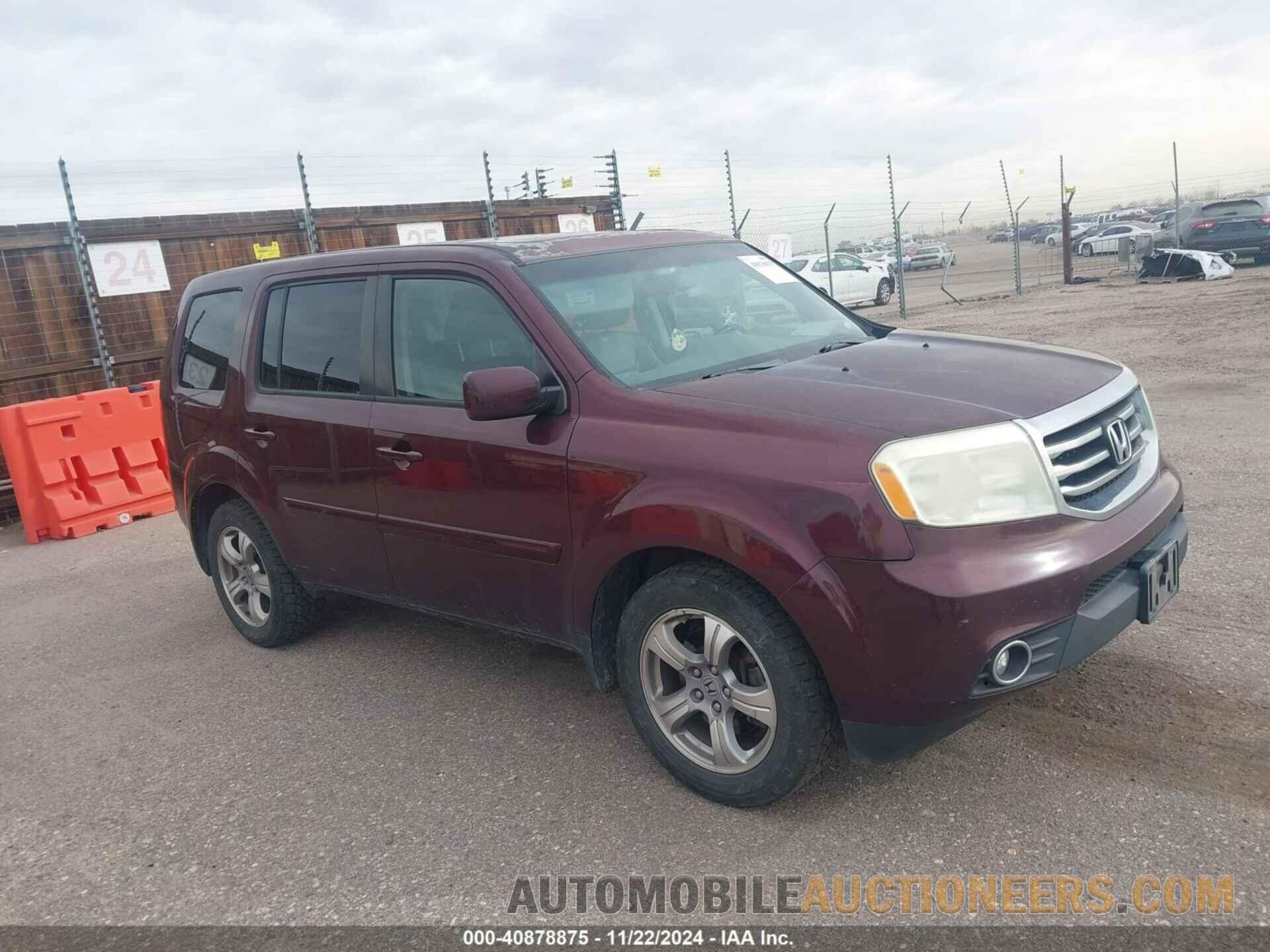 5FNYF4H51DB033332 HONDA PILOT 2013