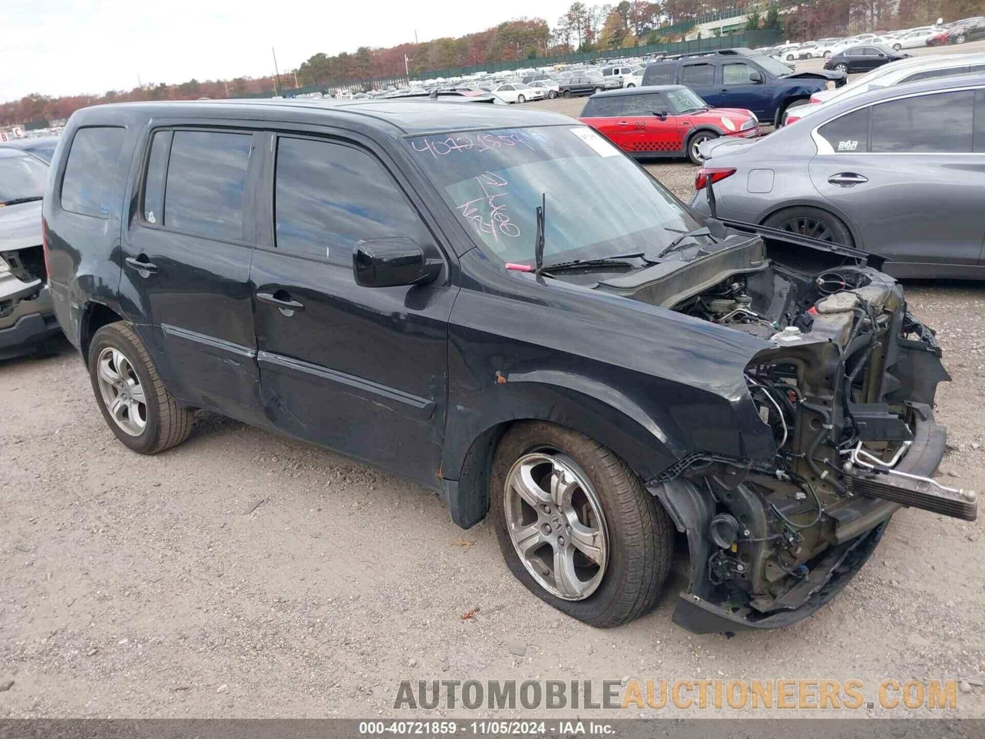 5FNYF4H54EB044763 HONDA PILOT 2014