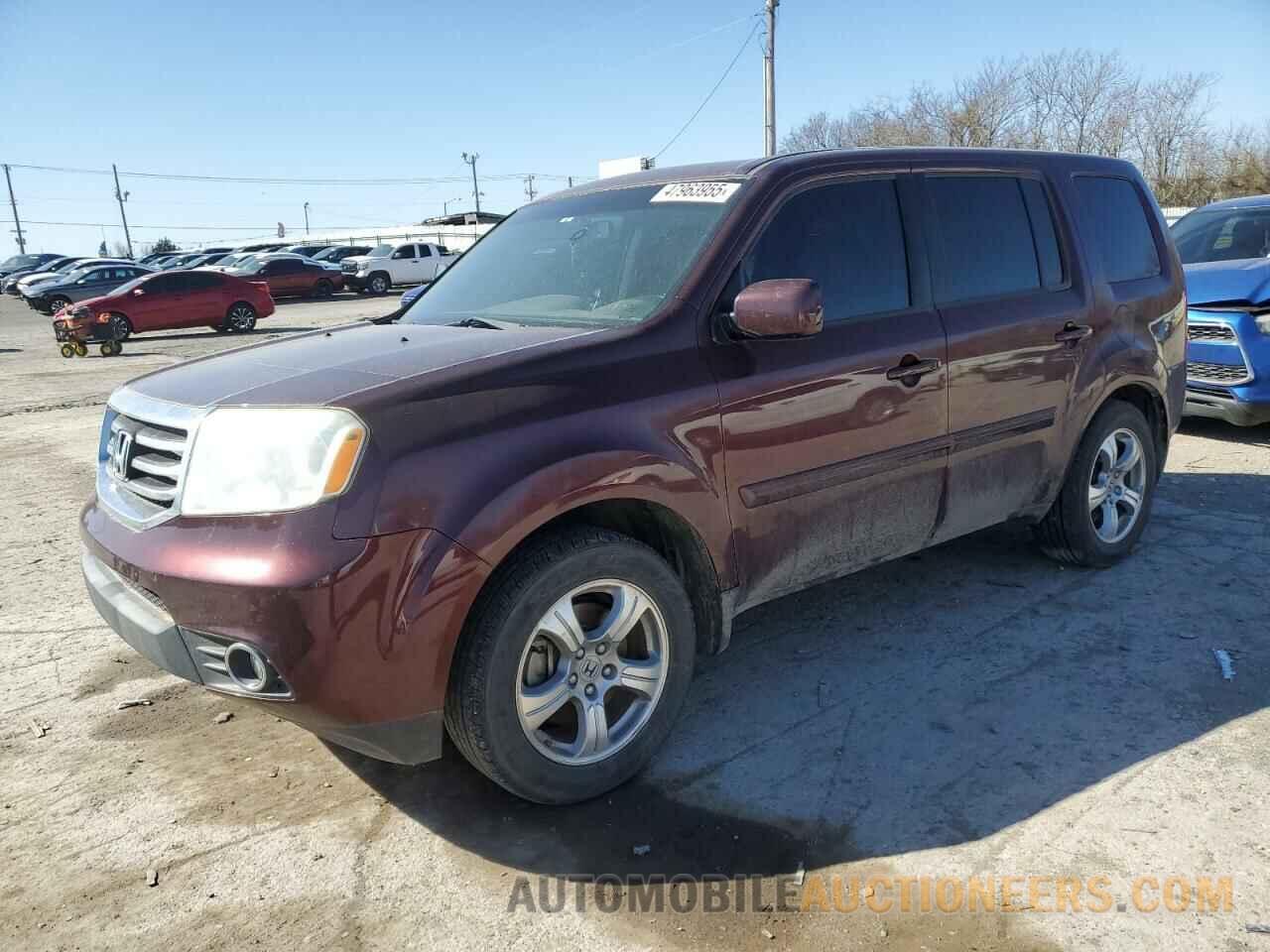 5FNYF4H55CB045157 HONDA PILOT 2012