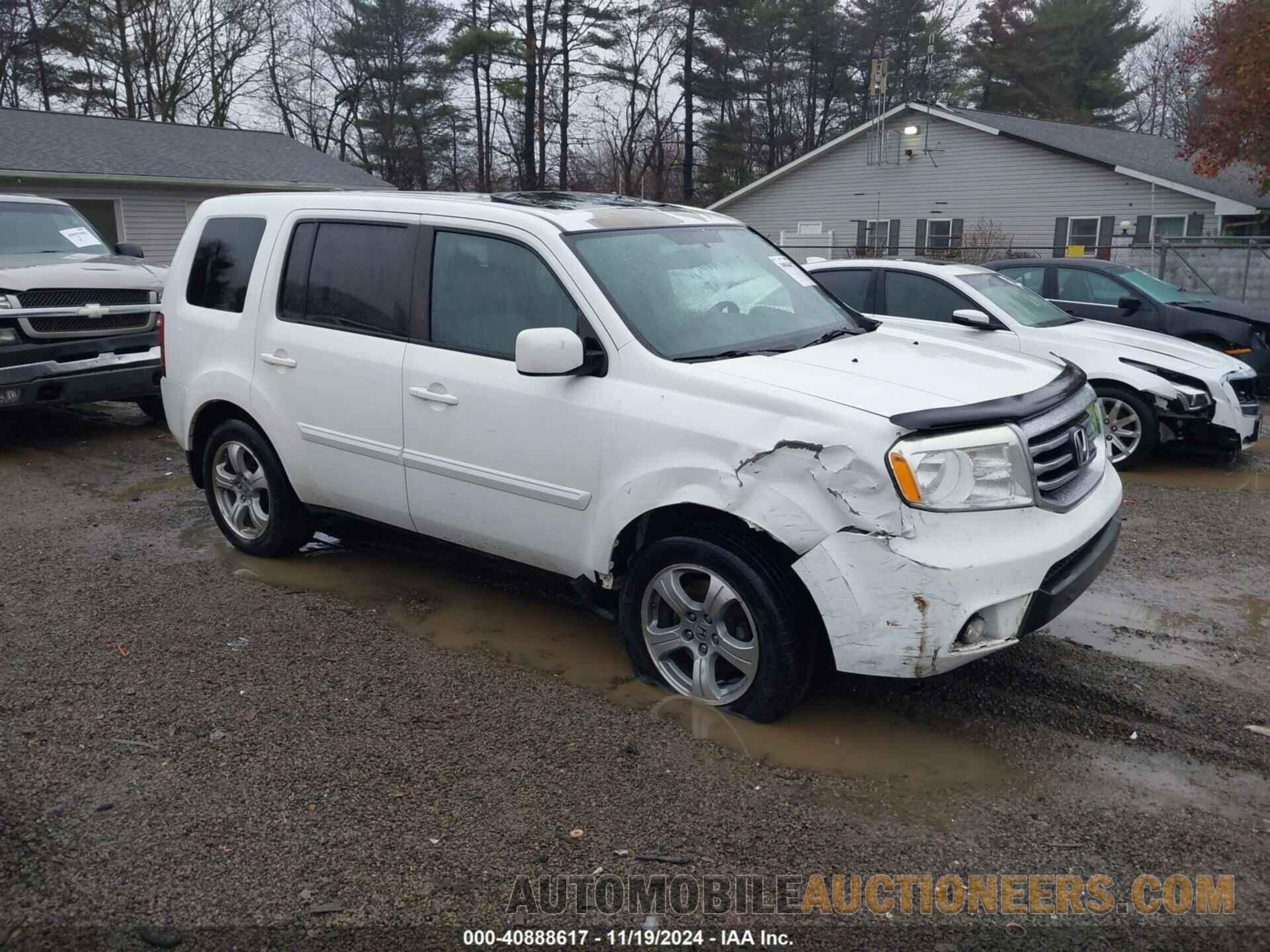 5FNYF4H55DB044074 HONDA PILOT 2013