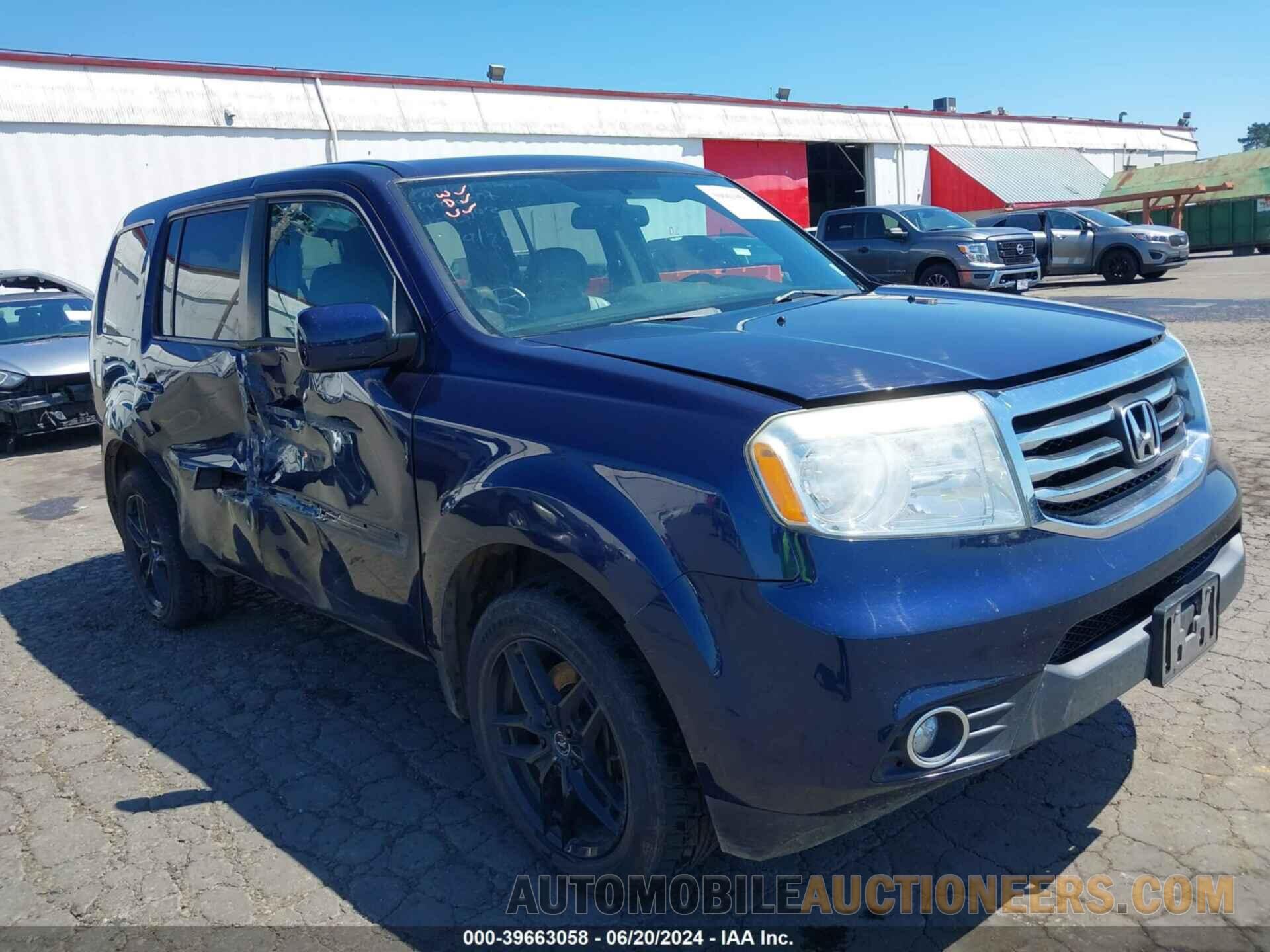 5FNYF4H55EB042309 HONDA PILOT 2014