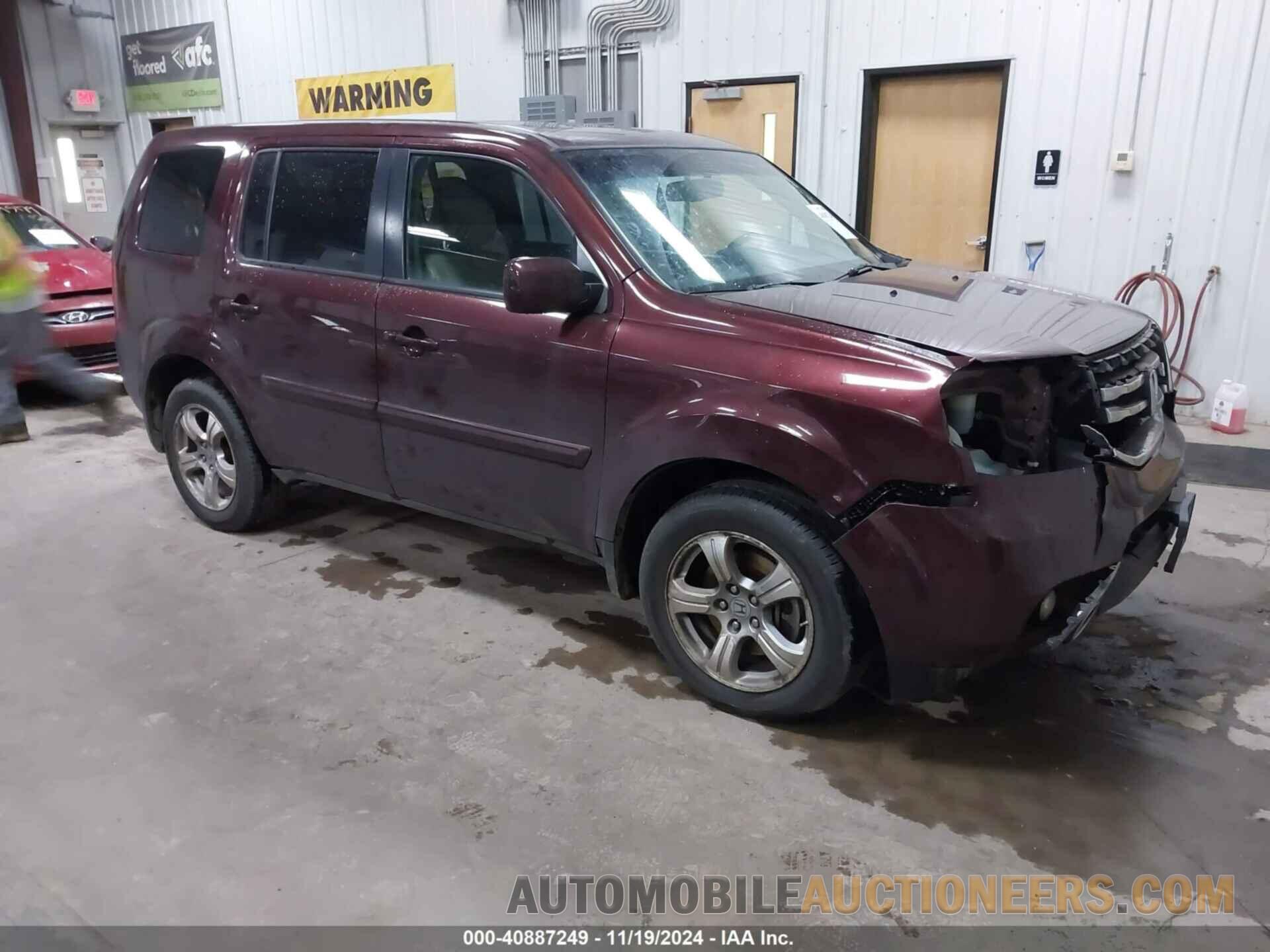 5FNYF4H56CB062436 HONDA PILOT 2012