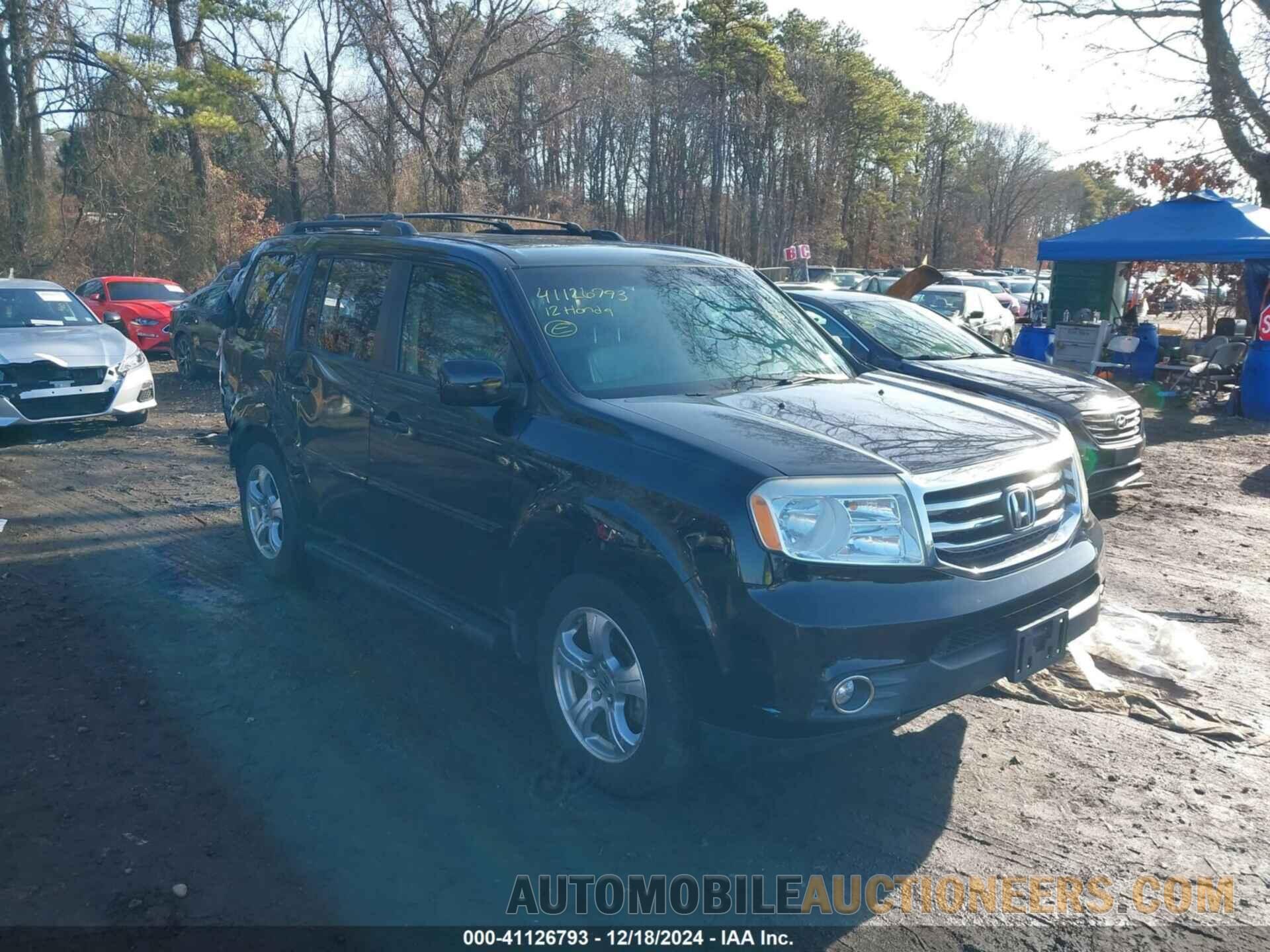 5FNYF4H57CB051588 HONDA PILOT 2012