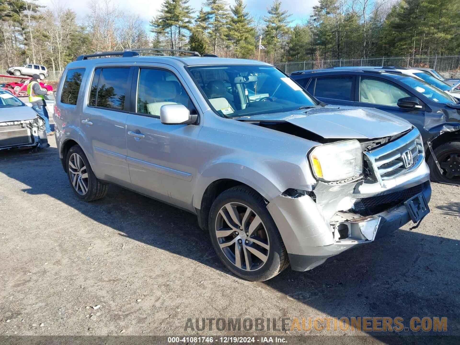 5FNYF4H58CB030989 HONDA PILOT 2012