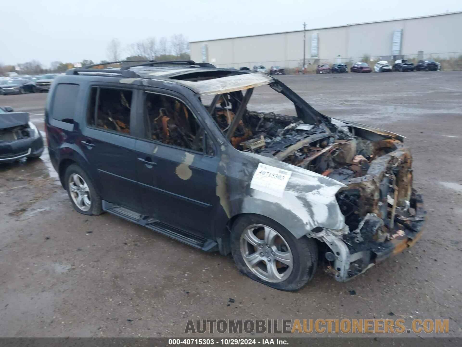 5FNYF4H58CB045072 HONDA PILOT 2012