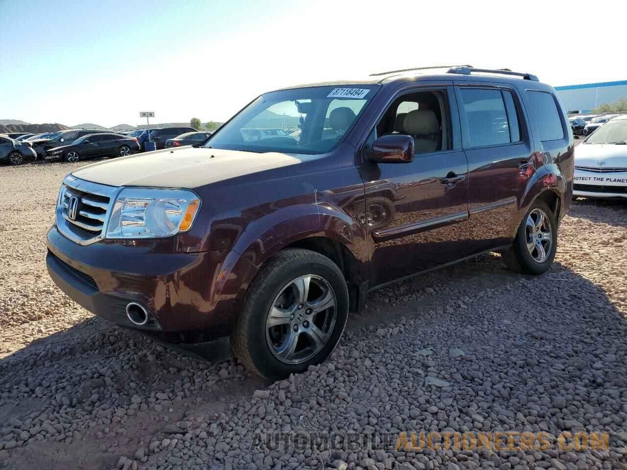 5FNYF4H59EB041096 HONDA PILOT 2014