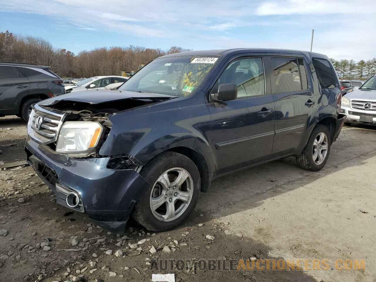 5FNYF4H5XCB023901 HONDA PILOT 2012