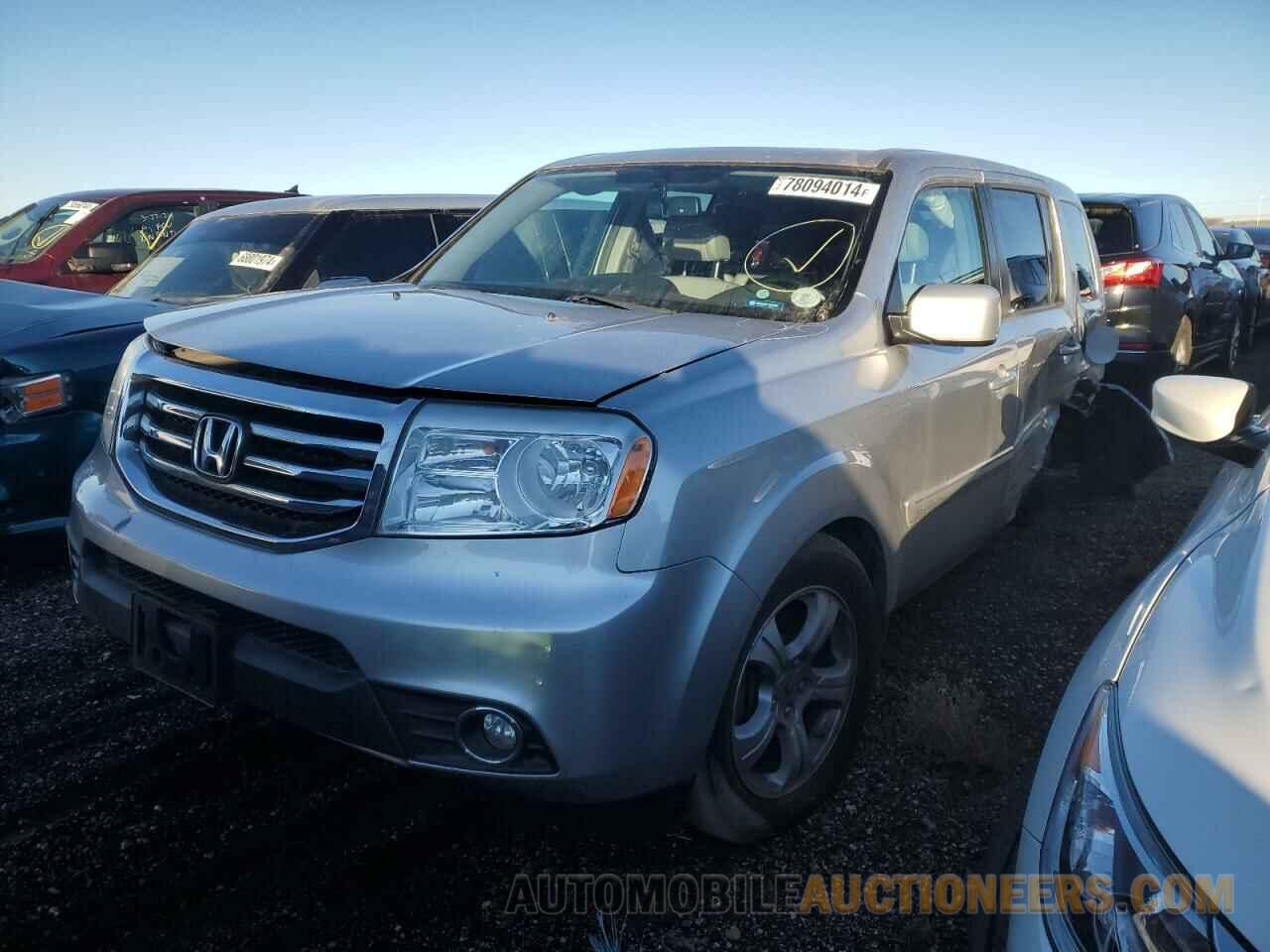 5FNYF4H5XEB014344 HONDA PILOT 2014