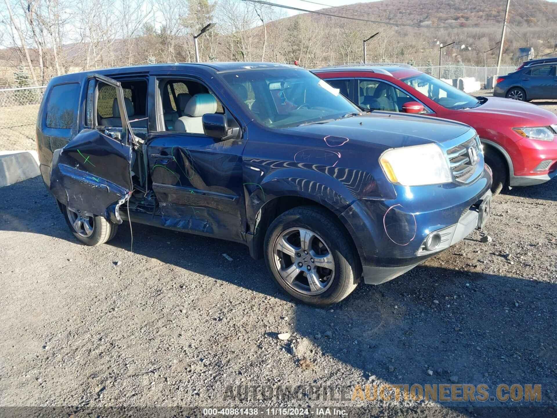 5FNYF4H5XEB014957 HONDA PILOT 2014