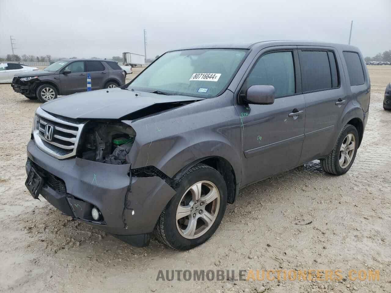 5FNYF4H5XFB011607 HONDA PILOT 2015