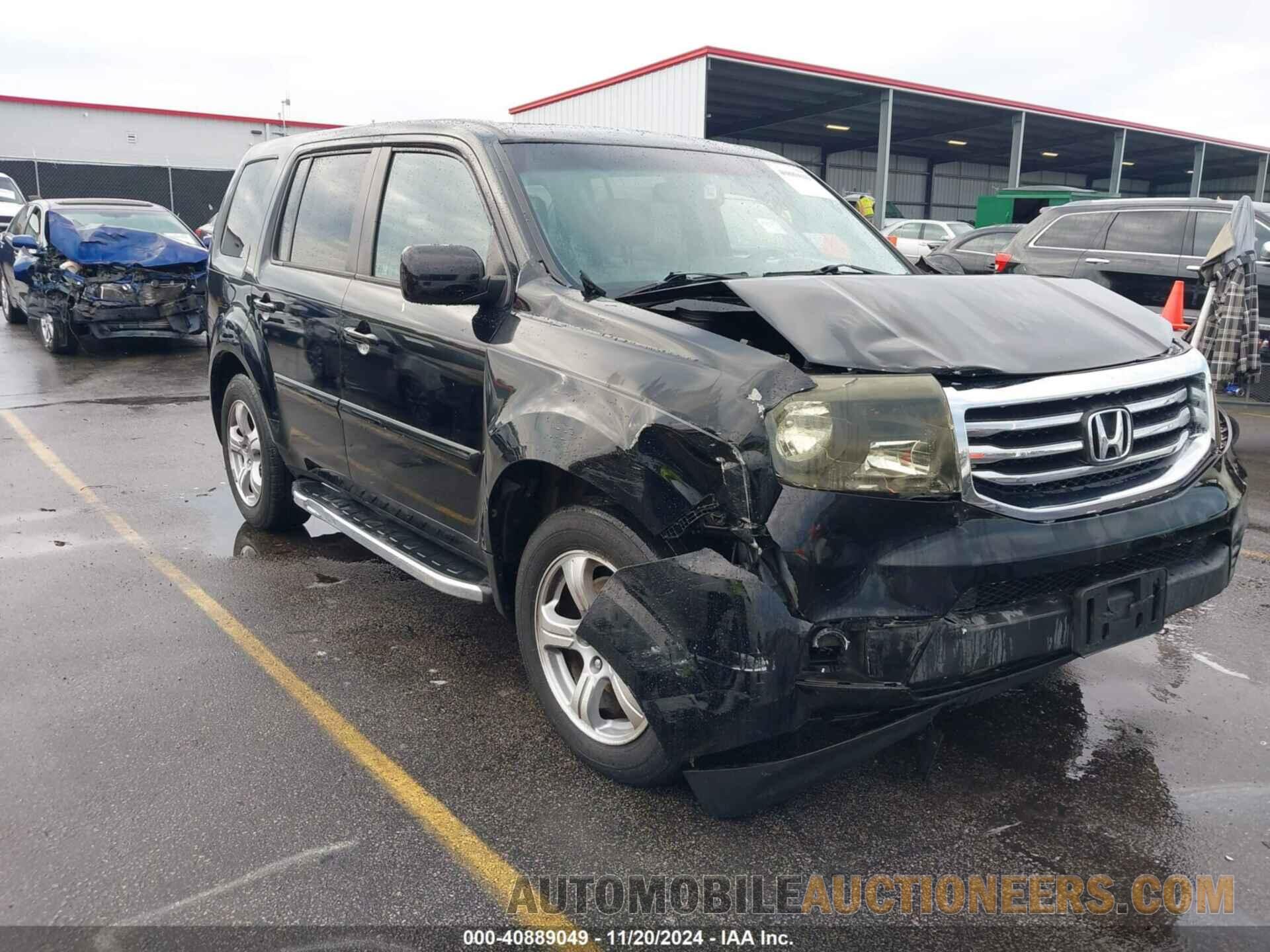 5FNYF4H62CB007331 HONDA PILOT 2012