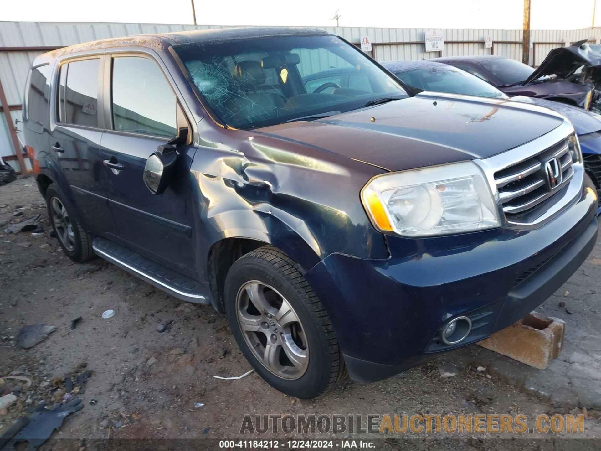 5FNYF4H68CB002750 HONDA PILOT 2012