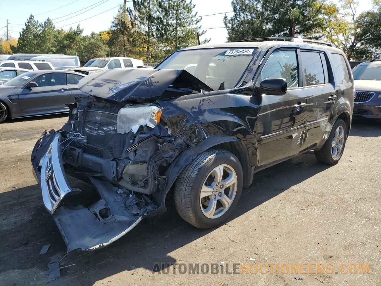 5FNYF4H69CB053772 HONDA PILOT 2012