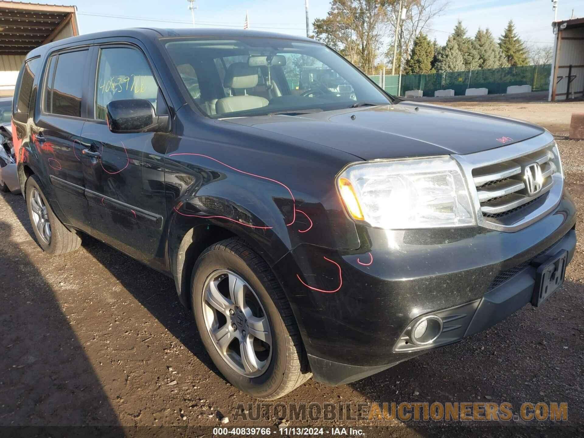 5FNYF4H6XEB001540 HONDA PILOT 2014