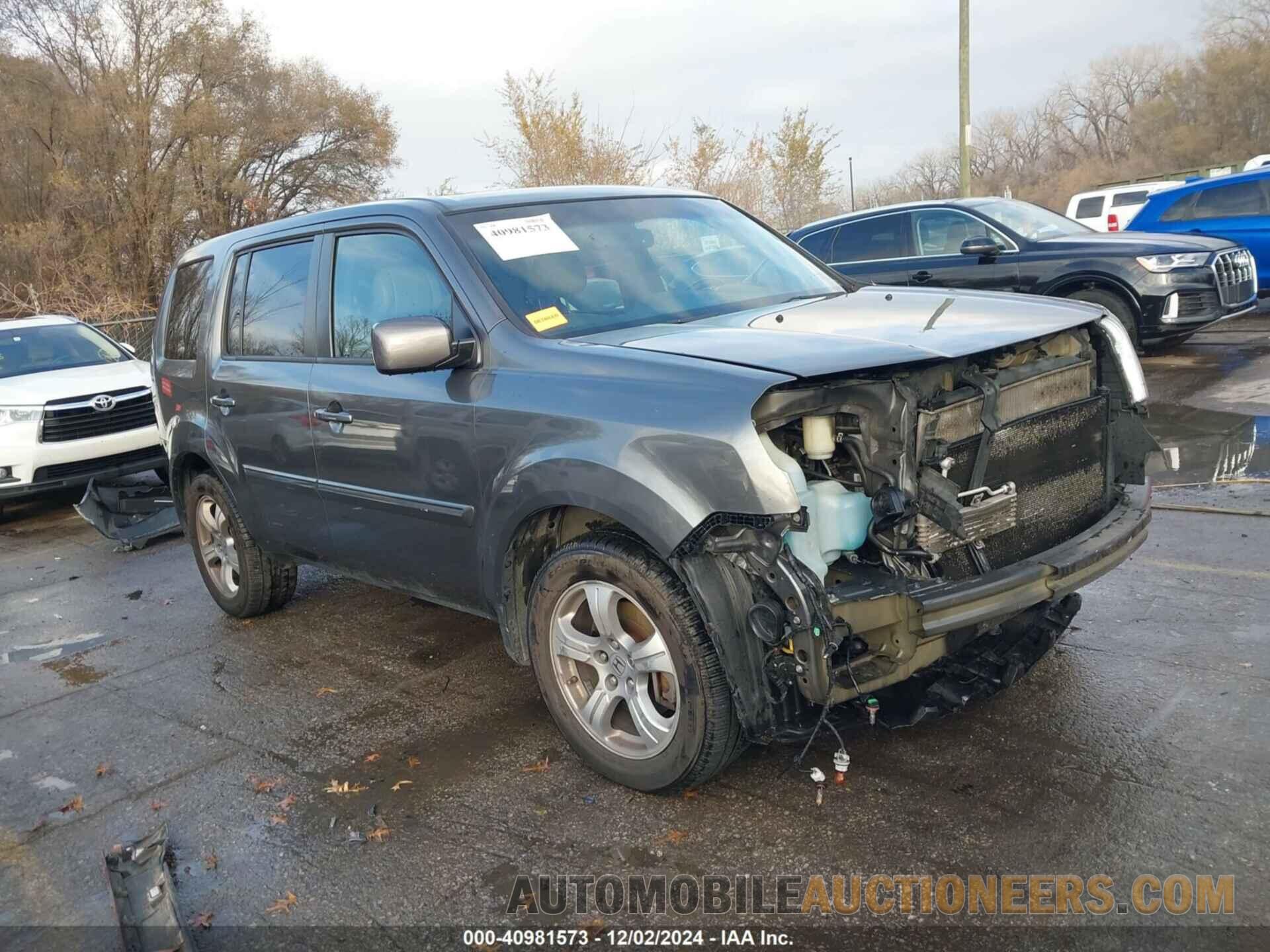 5FNYF4H70CB044841 HONDA PILOT 2012