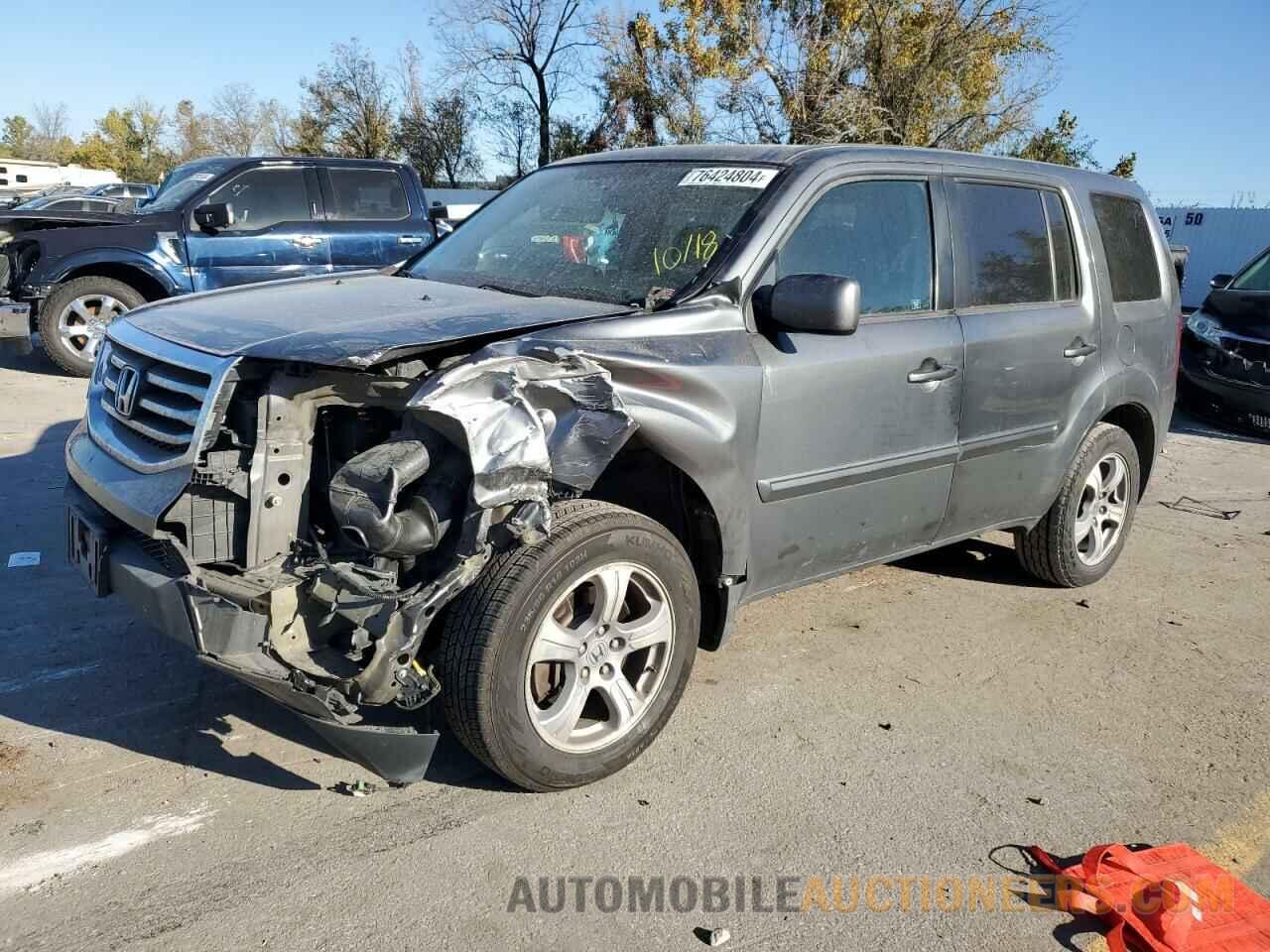 5FNYF4H72CB017477 HONDA PILOT 2012