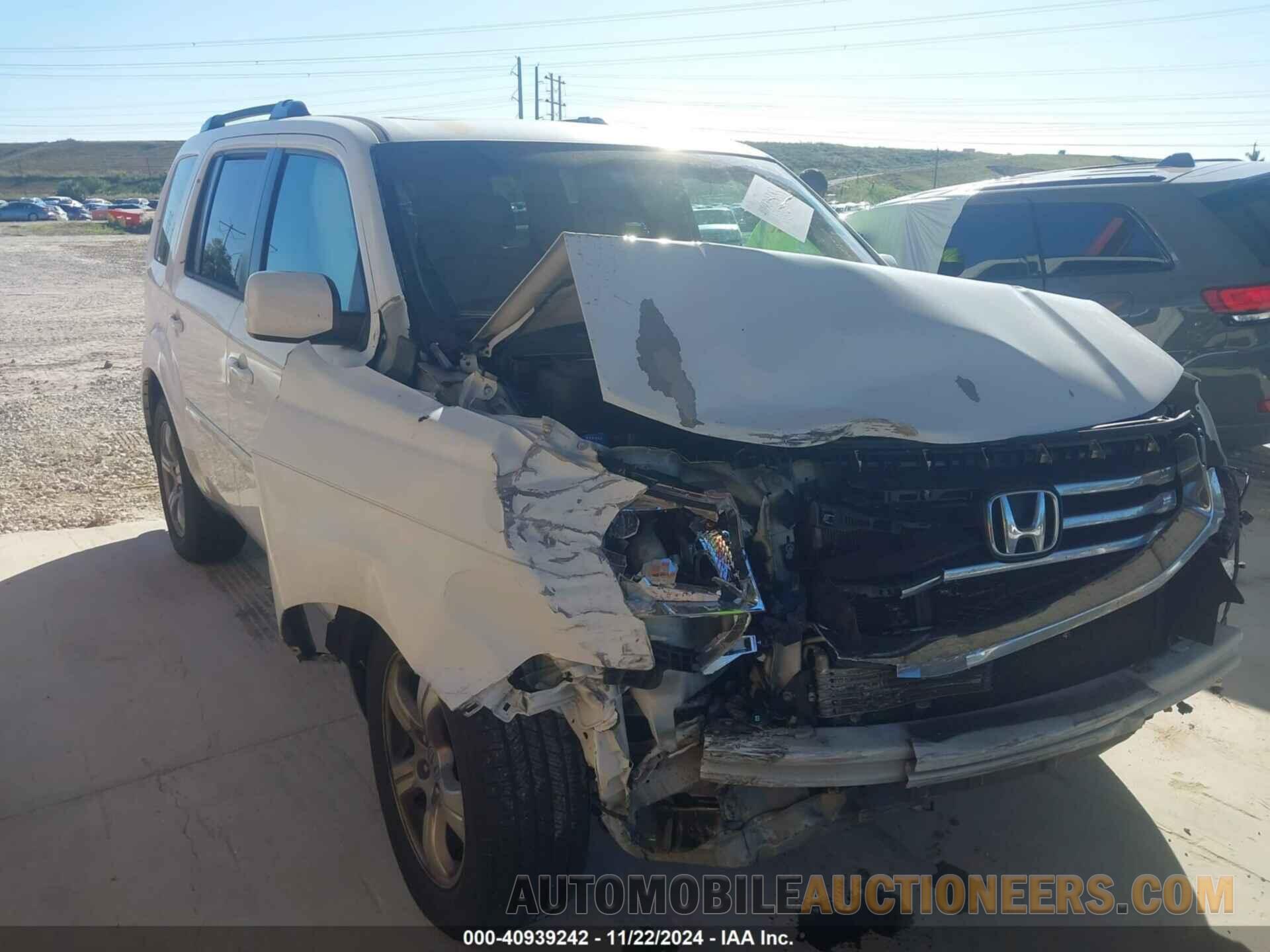 5FNYF4H73CB043215 HONDA PILOT 2012